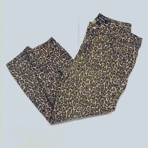 d. Jeans Womens Size 16 Stretch Cotton Spandex Animal Print Lightweight Jeans